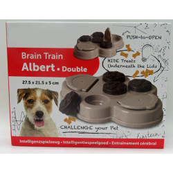 animallparadise Brinquedo interactivo de recompensa para cães, Albert Brain Train 2, 27,5 x 21,5 x 5 cm Jogos de recompensas ...
