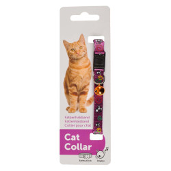 animallparadise Collo regolabile da 20 a 35 cm. colore rosa. ZIGGI con motivo di topo. per gatti Collana