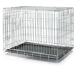 Cages Une cage 93 x 69 x 62 cm. pour chien. en métal. Home Kennel.