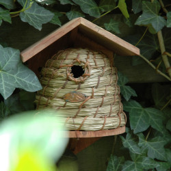 animallparadise Caixa de nidificação em forma de colmeia, furo ø 27mm. para mama azul Birdhouse