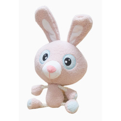 animallparadise Rakki Rabbit peluche 30 cm, giocattolo per cani. Peluche per cani
