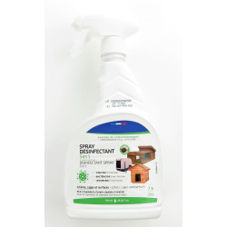 animallparadise Spray desinfectante 5 en 1, de 750 ml de capacidad, para alojamientos de animales Cuidados e higiene