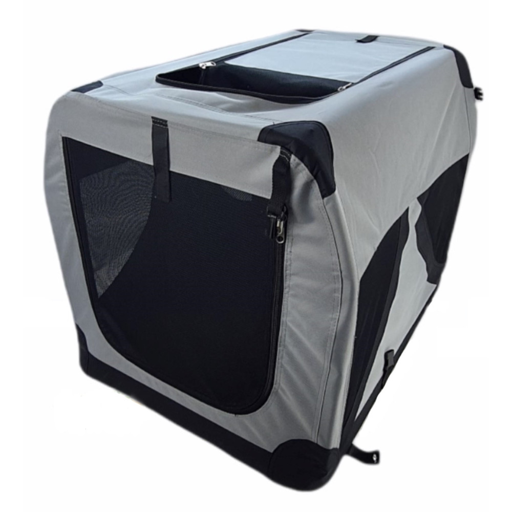 animallparadise Zusammenklappbare Transportbox für das Auto XL .59 x 81 x 59 cm. für Hunde Transportkäfig