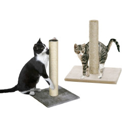 animallparadise Large Polset scratching post. beige color. size 38 x 38 x 59 cm. for cat. Cat