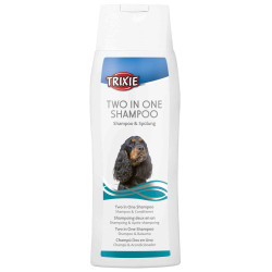 animallparadise Shampoo 250 ml, 2 in 1 en microvezel handdoek, voor honden. Shampoo