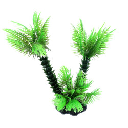 animallparadise Trio di decorazione di palme, H 26 cm, per acquario Decorazione e altro