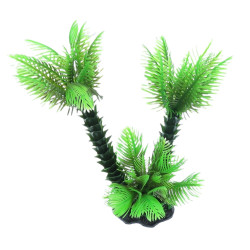 animallparadise Palm tree decoration trio, H 26 cm, for aquarium Decoration and other