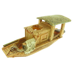 animallparadise Pagoda barco modelo 1 S, 14 x 5 x 6 cm, decoração de aquário Decoração e outros