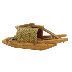 animallparadise Barco pagoda modelo 2 S, 14 x 5 x 6 cm, decoración para acuarios Decoración y otros