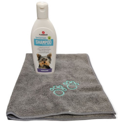 animallparadise Szampon Yorkshire, 300 ml, dla psów i ręcznik z mikrofibry. Shampoing