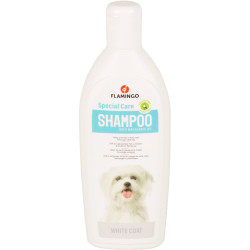 animallparadise 300 ml witte haarshampoo voor honden en een microvezeldoek. Shampoo