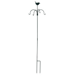 animallparadise Gancio (palo) per accessori per uccelli, alto 148cm. Stazione di alimentazione per uccelli