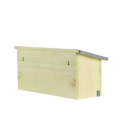 animallparadise Piso horizontal para gorriones, madera de pino, zinc, para pájaros. Casa de pájaros