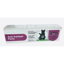 animallparadise Anti-Haarballen-Paste, 100 g Tube, für Katzen Nahrungsergänzungsmittel