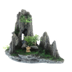 animallparadise Rock stone, 23 x 11.5 x 17 cm, aquarium decoration. Decoration and other