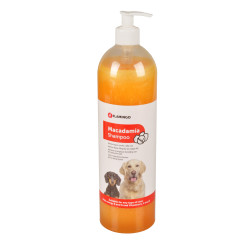 animallparadise Champú para perros de Macadamia 1L con toalla de microfibra. Champú