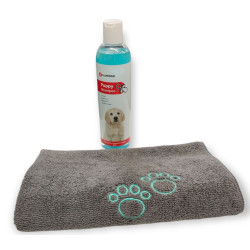 animallparadise Puppy shampoo 300 ml en microvezel handdoek. Shampoo