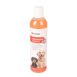 Shampoing Shampoing 300 ml macadamia pour chien et serviette en microfibre.