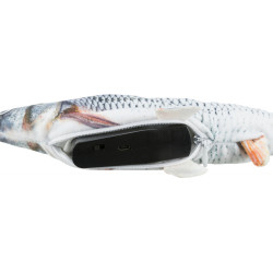 animallparadise Wriggling fish with catnip, rechargeable by usb. for cats. Catnip, Valerian, Matatabi