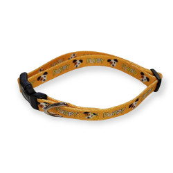 animallparadise Halsband PUPPY MASCOTTE geel, 13 mm, 25 tot 39 cm voor puppies Puppy halsband