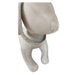 animallparadise Hondenhalsband, driedubbele rij, voor 65cm hond. onderwijskraag