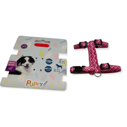 animallparadise PUPPY PIXIE XS rosa 8 mm 18 a 29 cm Arnés para cachorros arnés para perros
