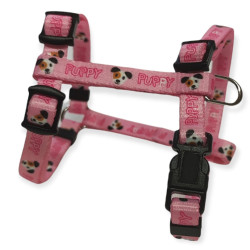 animallparadise MASCOTA rosa xs 8 mm 18 a 29 cm Arnés para cachorros arnés para perros