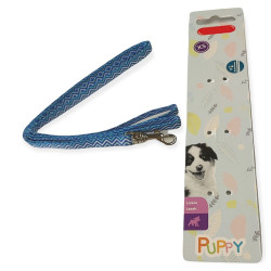 animallparadise PUPPY PIXIE blauwe riem lengte 1,20 m voor puppies Laisse enrouleur chien