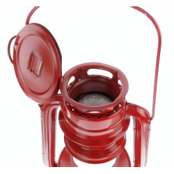 animallparadise Karmnik w kształcie latarni, czerwony, wysokość 23 cm, dla ptaków Mangeoire à graines