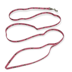 animallparadise Pink leash PUPPY MASCOTTE length 1,20m for puppies Laisse enrouleur chien