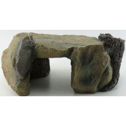 animallparadise Bandeja de pedra com toco de 25 cm, aquário Decoração e outros