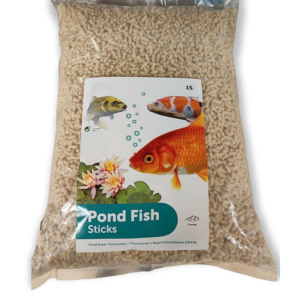 animallparadise Comida para peixes de lago, STICKS -1,2 kg. 15 litros comida de lago