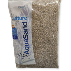 animallparadise Decorative floor 1.5-2.5 mm natural medium quartz AquaSand 1kg for aquarium Soils, substrates