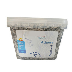 animallparadise Ashewa aquaSand decoratief grind 2-3 mm grijs 5 kg voor aquarium Bodems, substraten