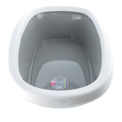 animallparadise Litter box sprint 20, size 39 x 58 x 17 h, color stone grey, for cats. Litter boxes