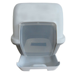 animallparadise Clever & Smart szary kot toaleta z szufladą, wym. 58 x 45 x 48 cm h Maison de toilette