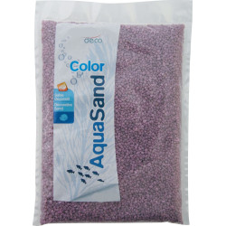 animallparadise Feiner Kies für Aquarien, Farbe lila-violett 1kg Böden, Substrate
