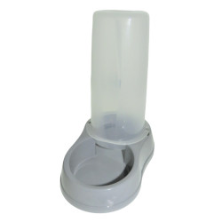 Gamelle, écuelle Distributeur mixte 650 ml, eau ou croquettes, gris en plastique, pour chien ou chat