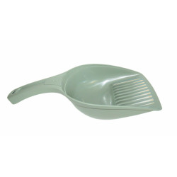 animallparadise Litter scoop 28 cm, green recycled plastic, for cats litter scoop