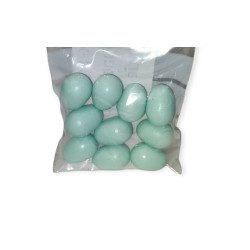 animallparadise 10 kunstmatige plastic kanarie-eieren Accessoire