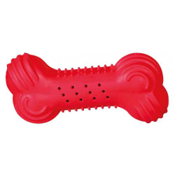 animallparadise Osso refrescante de brinquedo para cão, 11 cm, cor aleatória. Brinquedos de mastigar para cães