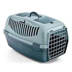 Cage de transport Cage gulliver 3, bleu, taille 40 x 61 x 38 cm, transport pour chien max 12 kg.