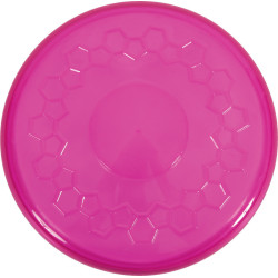 animallparadise Flying disc pop ø 23 cm toy for dogs raspberry color. Frisbees for dogs