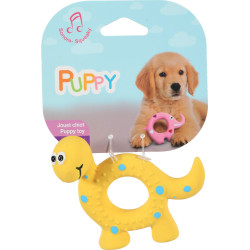 animallparadise Latex speeltje PUPPY DINO. 10 cm. voor puppies. Kauwspeelgoed voor honden