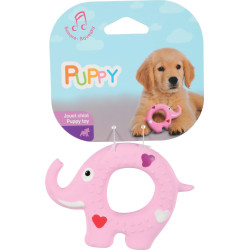 animallparadise PUPPY Elefant Latexspielzeug. 11 cm. für Welpen. Kauspielzeug für Hunde