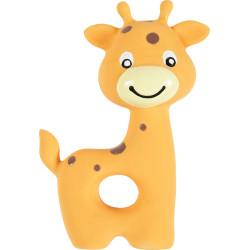 animallparadise Latex speelgoed PUPPY Giraffe. 10 cm. voor puppies. Kauwspeelgoed voor honden