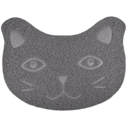 animallparadise Grauer Zelda-Teppich 30 x 40 cm für Katzentoiletten. Vorleger für Katzenstreu