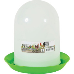 animallparadise Plastic silo feeder, capaciteit 2 kg, lage werf Feeder