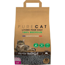 animallparadise Arena para gatos en pellets comprimidos de papel 100% reciclado, 10 litros Camada
