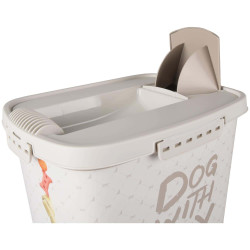 animallparadise Krokettenbox 23.3 Liter june für Hundefutter. Aufbewahrungsbox für Lebensmittel